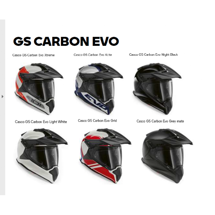 Original bmw motocicleta Casco GS carbon evo Xcite endurohelm carbon casco nuevo 